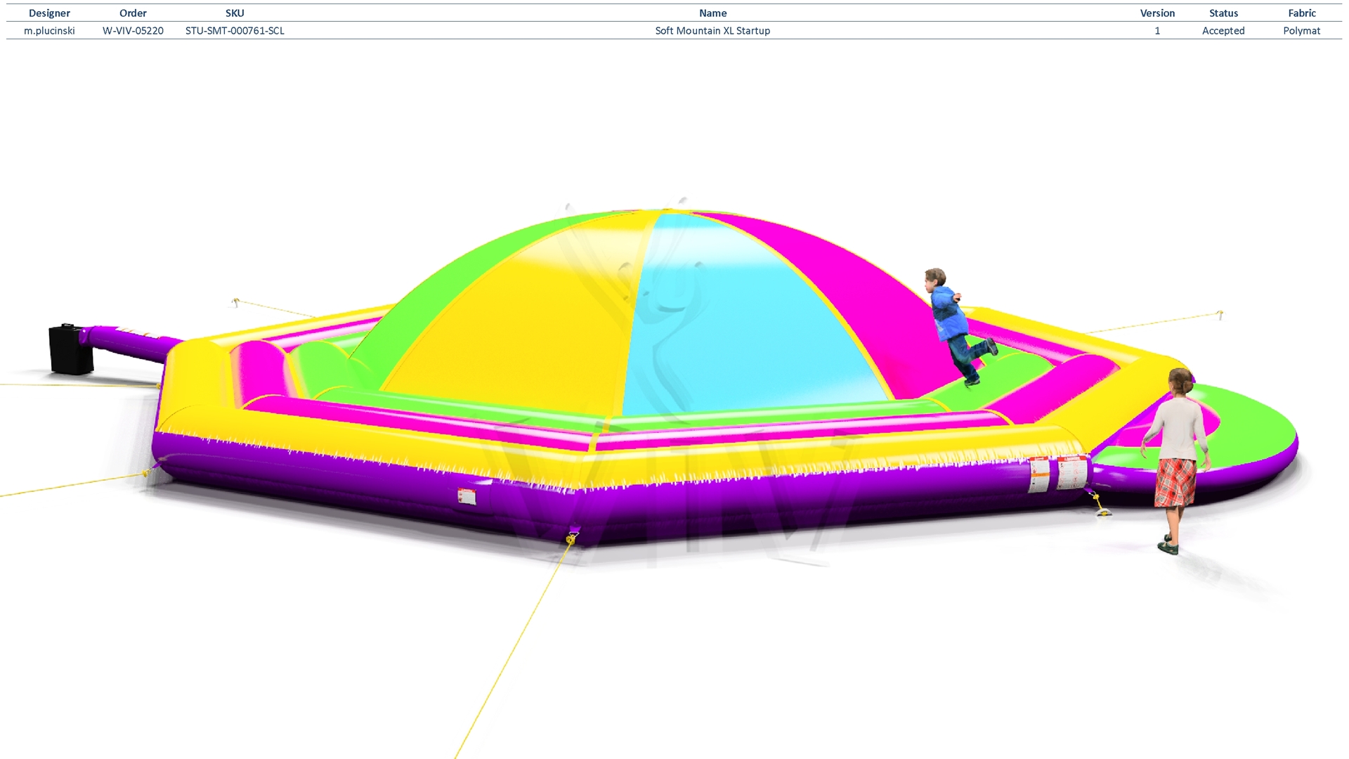Soft Mountain XL Startup commercial inflatable soft mountain