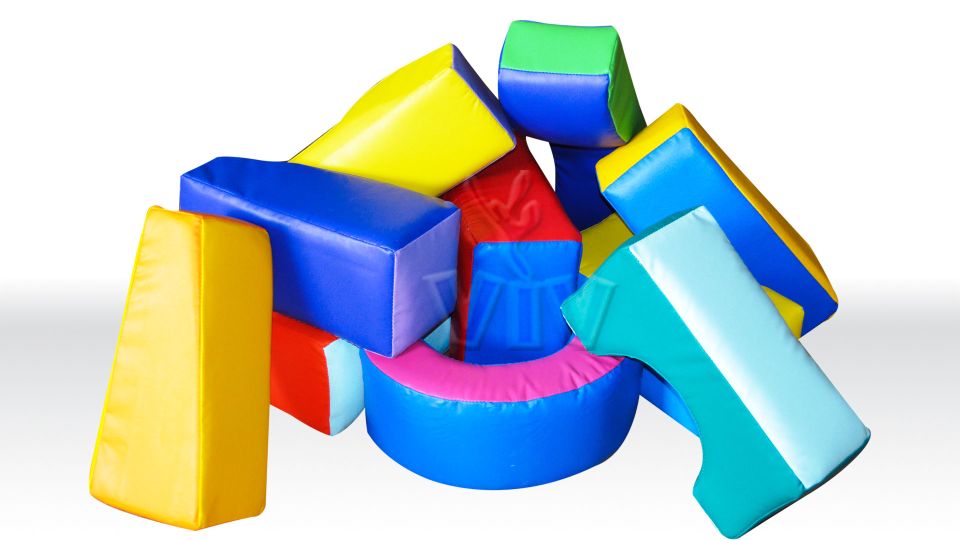 Various blocks (10 pcs.) commercial inflatable softplay