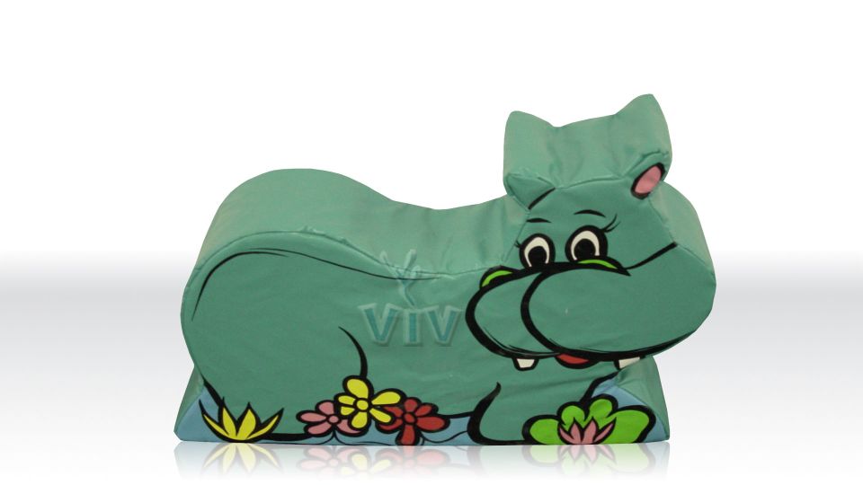Hipopotamus commercial inflatable softplay