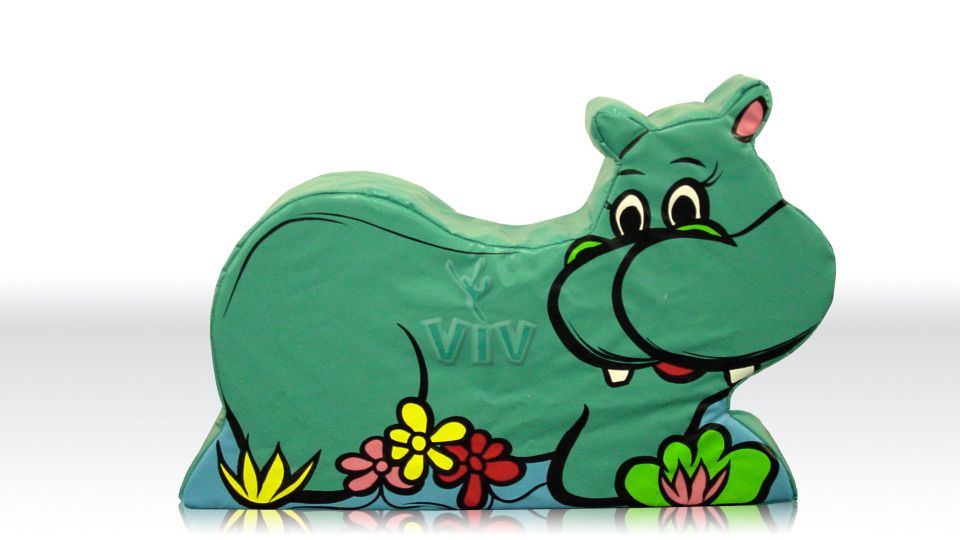 Hipopotamus commercial inflatable softplay