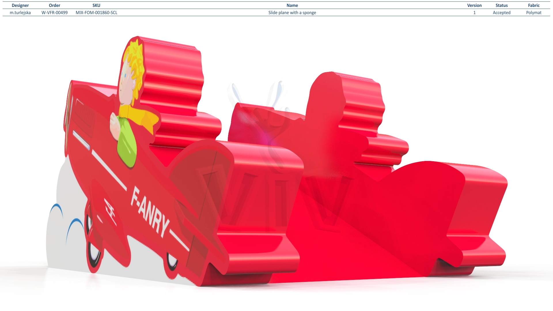 Slide Plane with a softplay commercial inflatable softplay