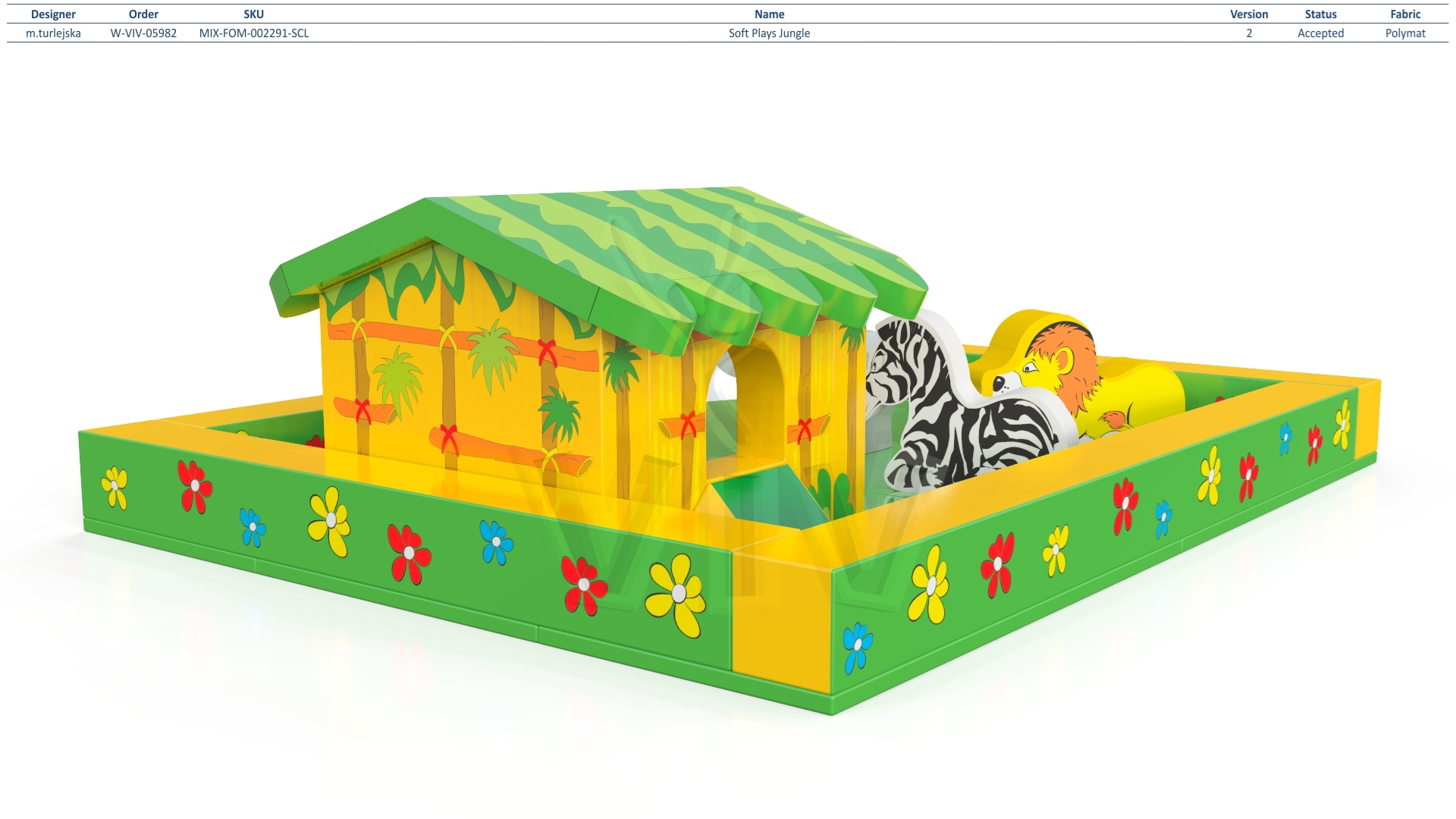 Soft Play Jungle commercial inflatable softplay