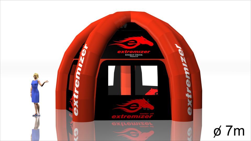 Spider Tent Extremizer commercial promotional inflatable tent