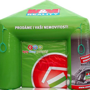 Square tent 3 x 3 m commercial promotional inflatable tent