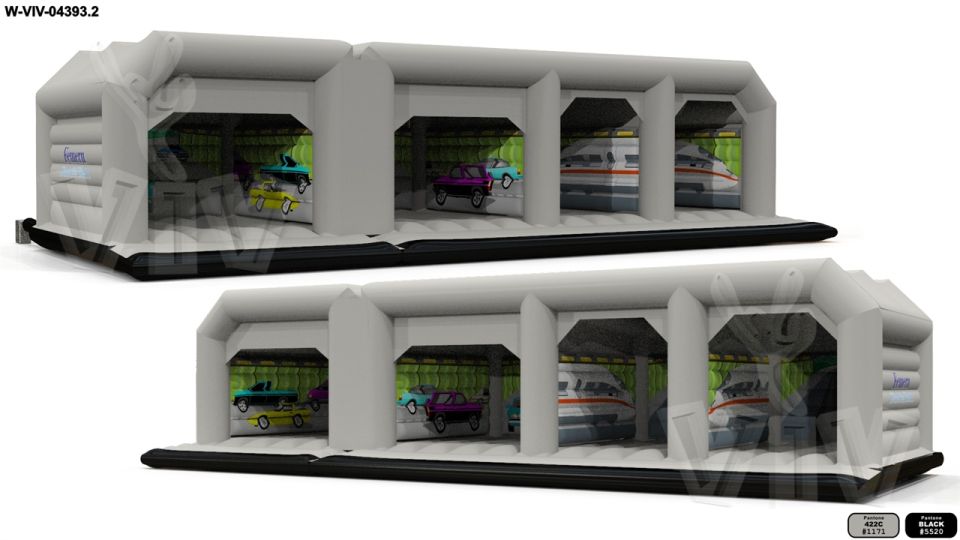 Tunnel 14,9 x 6,3 x 3,8 m commercial inflatable tunnel
