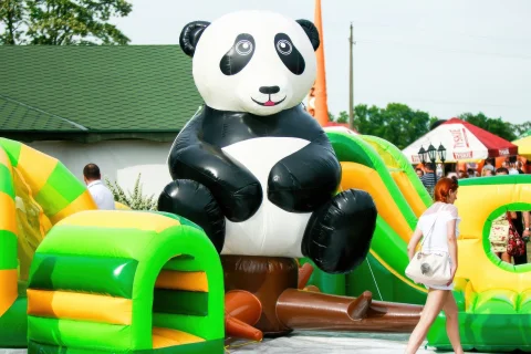 Parque de juego activo Panda
