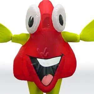 Lolipop Costume (2 batteries, blower, charger) commercial attraction accessory