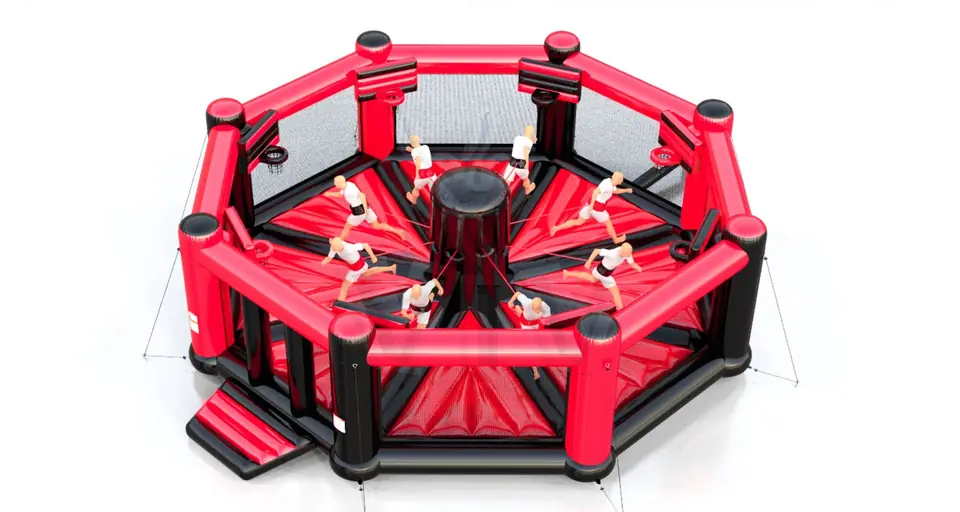 Equalizeur Basketball for 8 people commercial inflatable action game