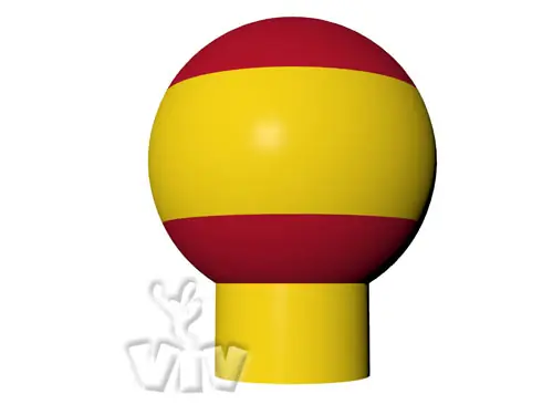 Balloon with narrow base 8 m commercial promotional inflatable balloon