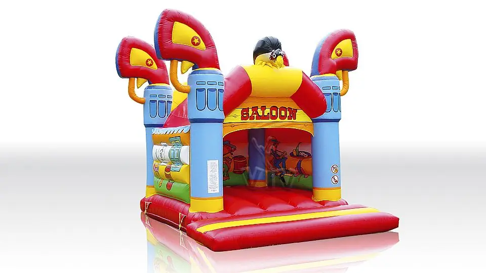 Saloon 4 x 3 with roof commercial inflatable bounce