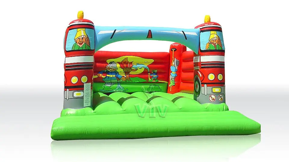 Bounce Fire truck without roof commercial inflatable bounce