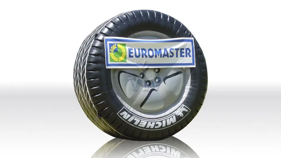 Michelin Tire 4.5 m commercial custom inflatable
