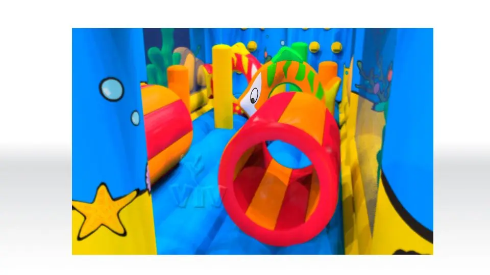 Obstacle Course Underwater World - Collection Unterwater World commercial inflatable obstacle course