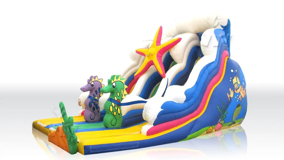 Sea Horse - Collection Unterwater World commercial inflatable slide