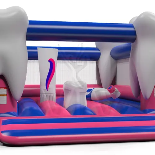 Bounce Tooth 4,5 x 5,4 m commercial inflatable bounce
